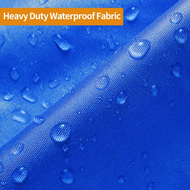 iCOVER Pedal Boat Cover, Fits 3 or 5 Person Paddle Boats Water Proof Heavy Duty Paddles Covers, Blue - Image 3